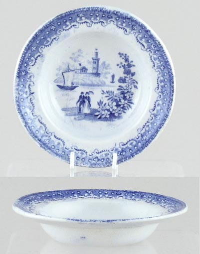 Toy Soup Plate c1870
